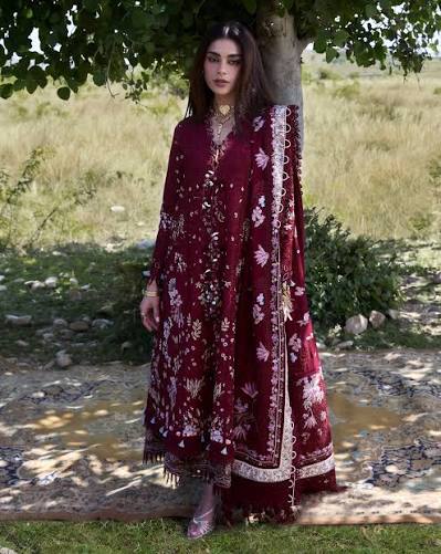 Suffuse lawn unstitched & stitched